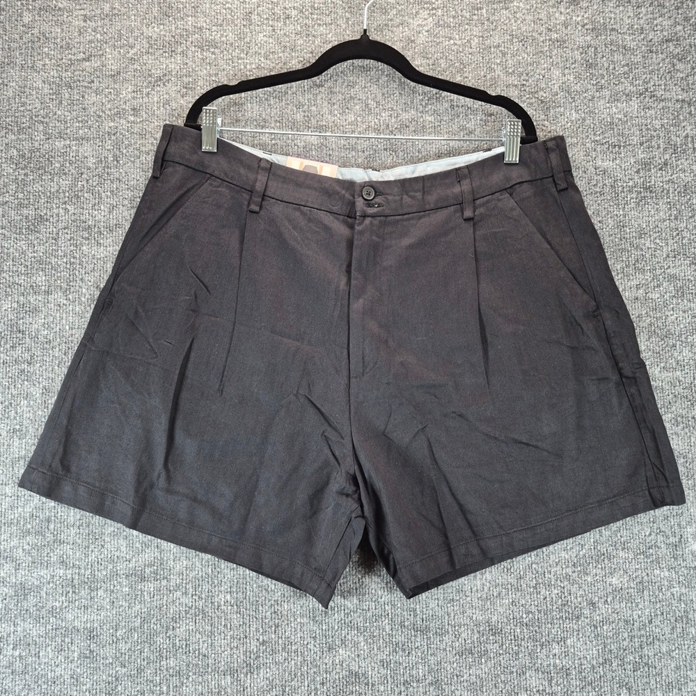 Jachs Girlfriend Shorts High Waist Pleated Size 14 Black Womens